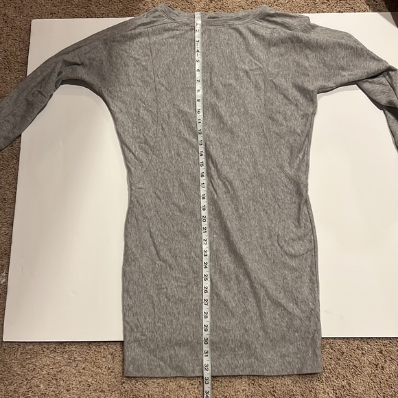 Athleta Salinas Sweatshirt Tunic Dress Gray Size X-Small - Picture 10 of 11